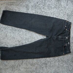 VTG Levis 505 Black Jeans Mens 42x32 Made in USA 2001 Regular Fit Straight Y2K